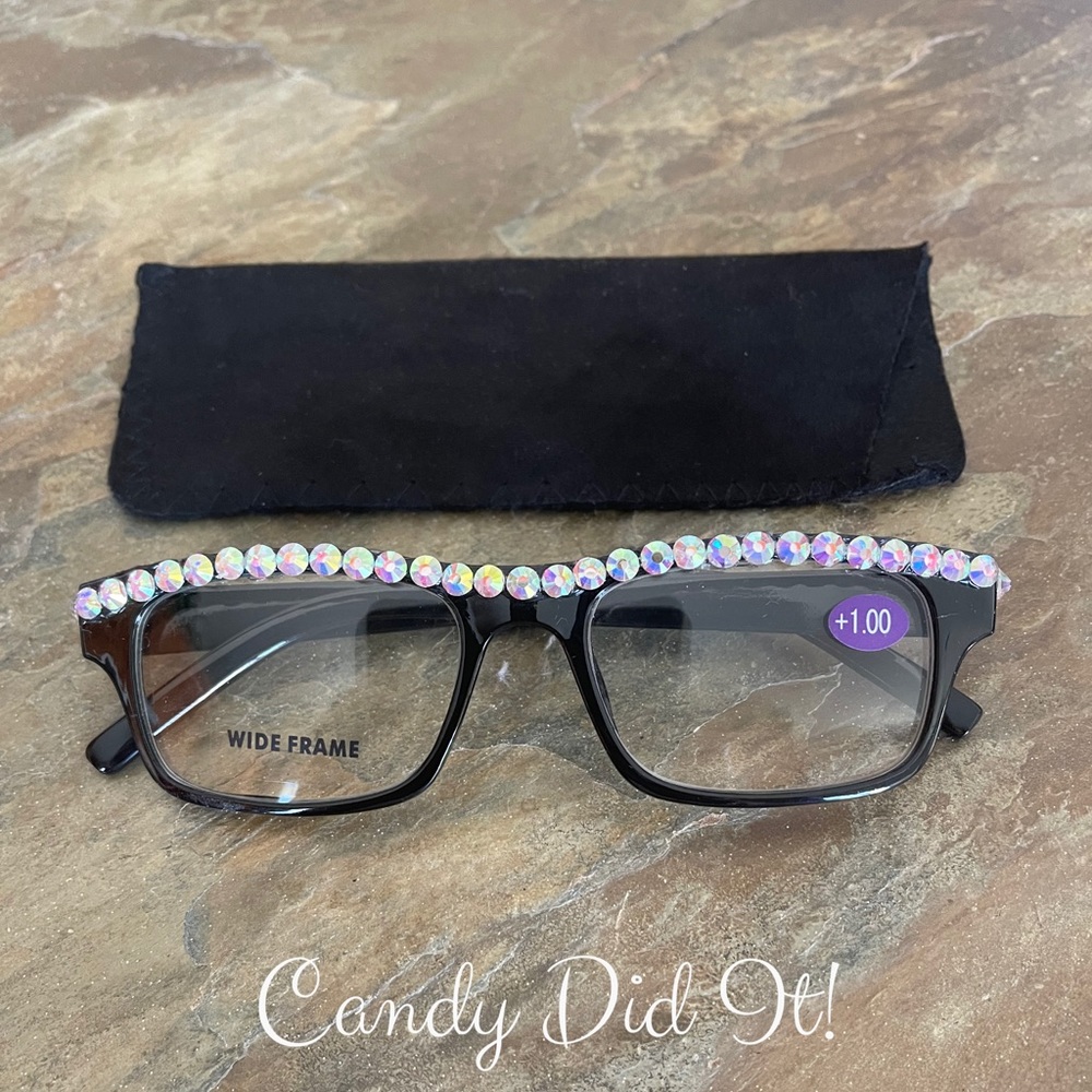 NWT Bling Reader Glasses 1.00 Strength & Case